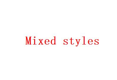 mixed styles