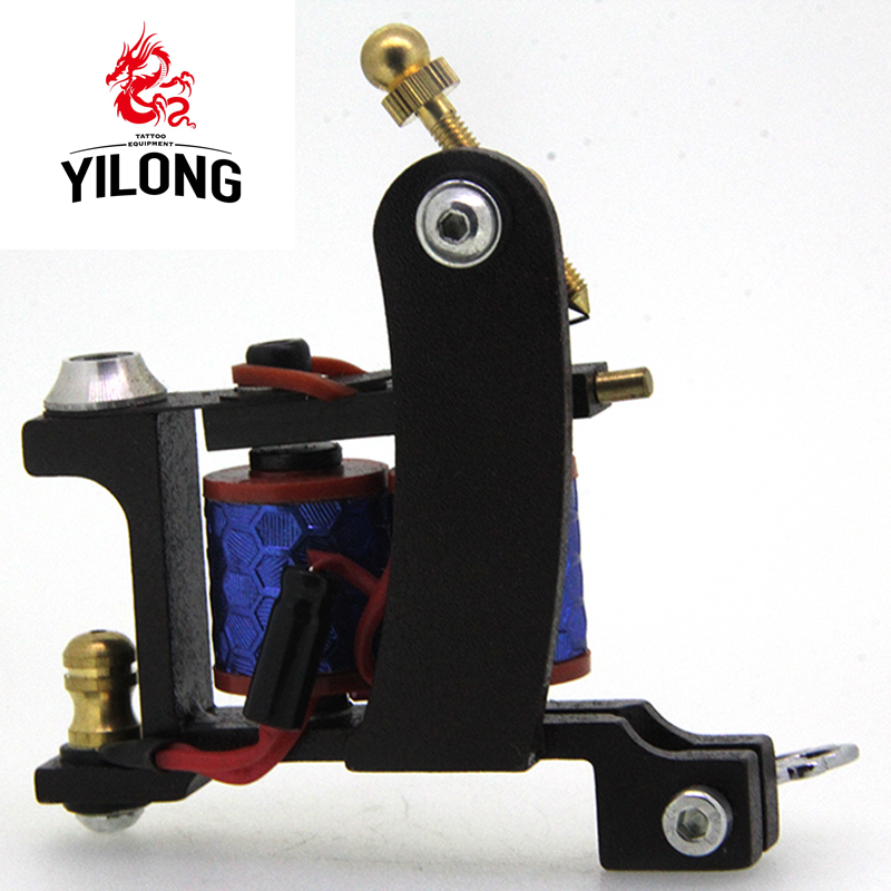 

Tattoo Machine 2017 New Top Black Machine Gun 10 Wrap Coils Professional for Shader Tattoo & Body Art Wholesale&Bulk