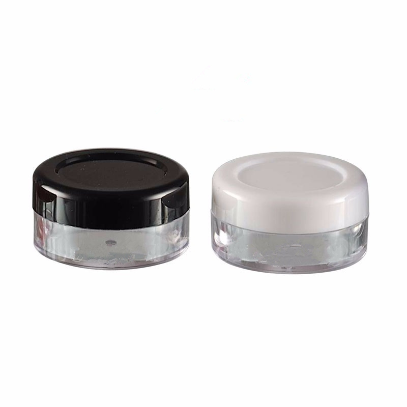 

10g small empty clear plastic cosmetic jar sample display container packaging,round pot screw cap lid,Mini PS tin F20172662