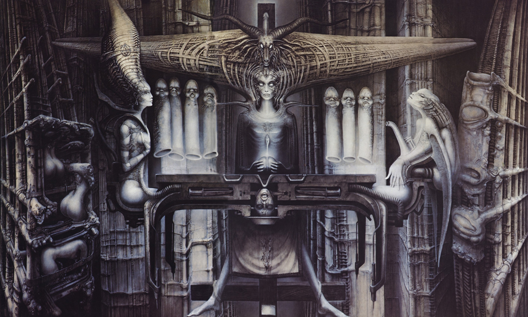 

Art Poster Hr Giger Li II Fabric poster 40" x 24"Decor-06