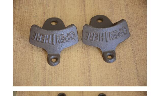 

Wall-mounted beer bottle opener cast iron retro opener for kitchen factory direct sale 2016 New Fashion Opener