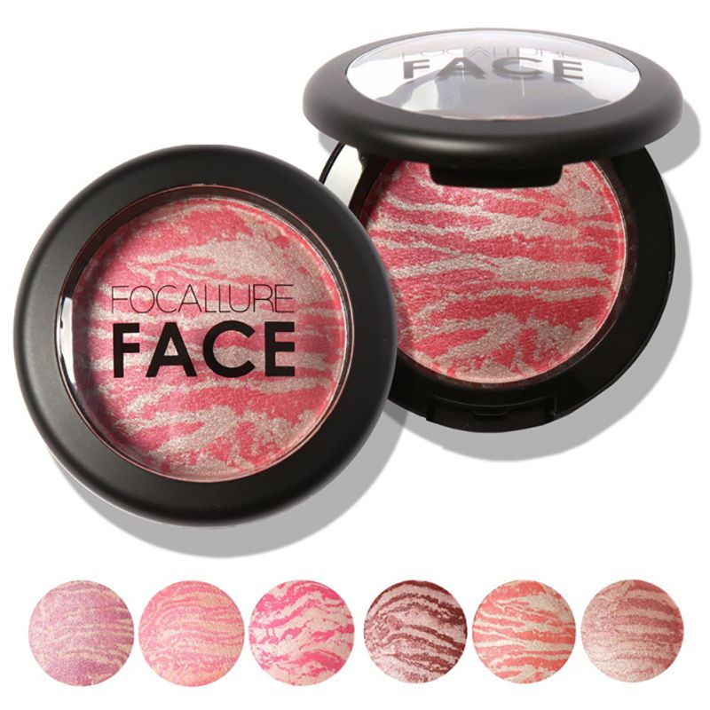 

Wholesale- European and American Style Three-dimensional Blush Makeup Baked Rouge Blusher Blush Powder Palette Cosmetic
