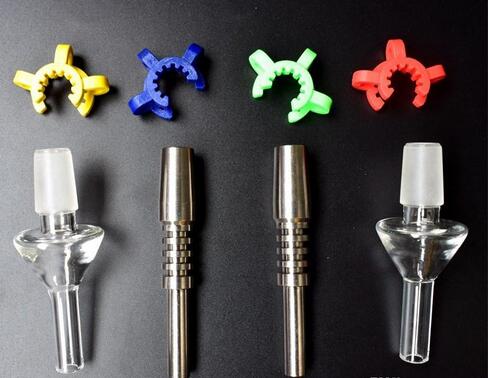 

Nectar Collector Quartz Tip Titanium Tip 10mm 14mm 18mm Quartz Nail & Titanium Nail For Nector Collector kit