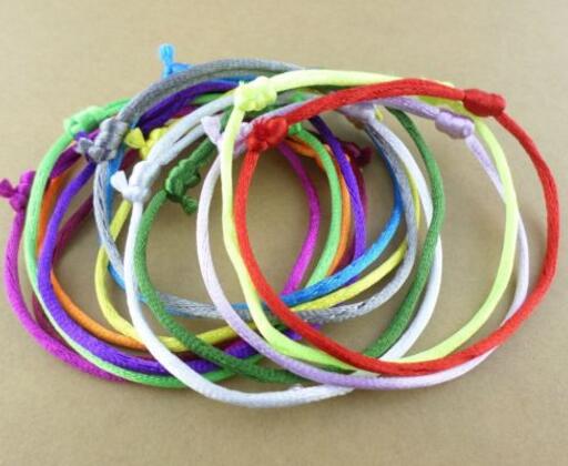 

50Pcs Nylon Red String Adjustable Kabbalah Lucky Bracelet String Success against Evil Eye Jewelry Gift Punk Accessories Valentine's Gift