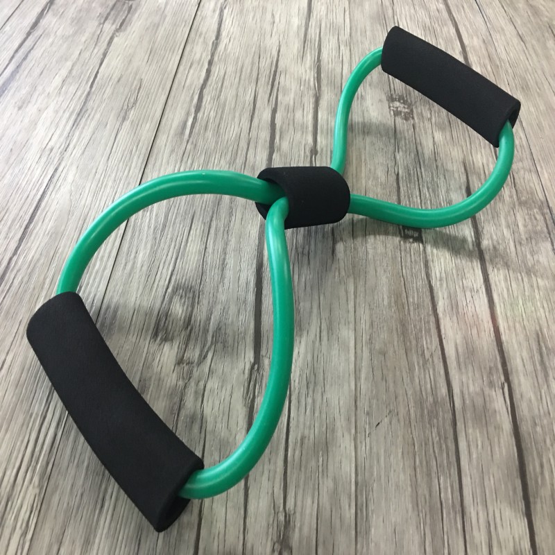 

8-Shaped Chest Developer for Girls Resistance Loop Latex Bands Fitness Pilates Tube Workout Exercise Fitness Equipment Expander for Kids, Choose following
