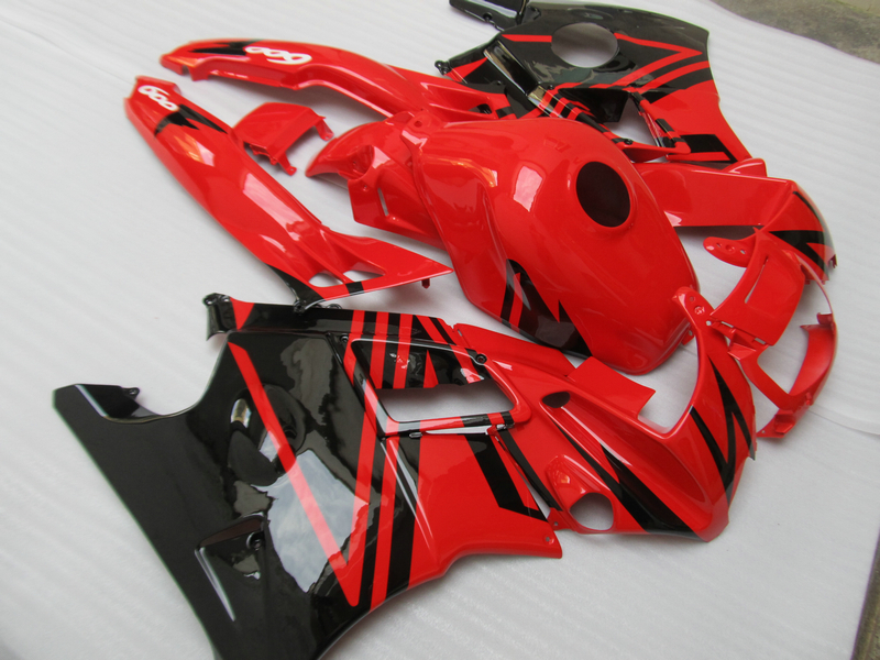 

Fairing kit for Honda CBR60O F2 91 92 93 94 red black fairings set CBR600 F2 1991-1994 OY01, Same as picture