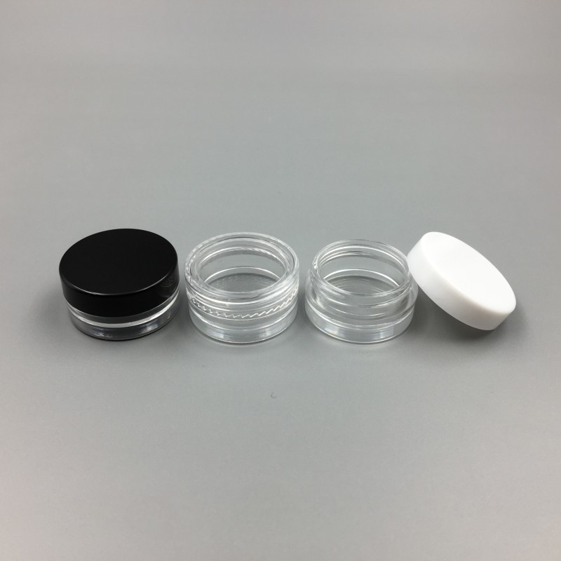 

1ML/1G Plastic Empty Jar Cosmetic Sample Clear Pot Acrylic Make-up Eyeshadow Lip Balm Nail Art Piece Container Glitter Bottle Travel