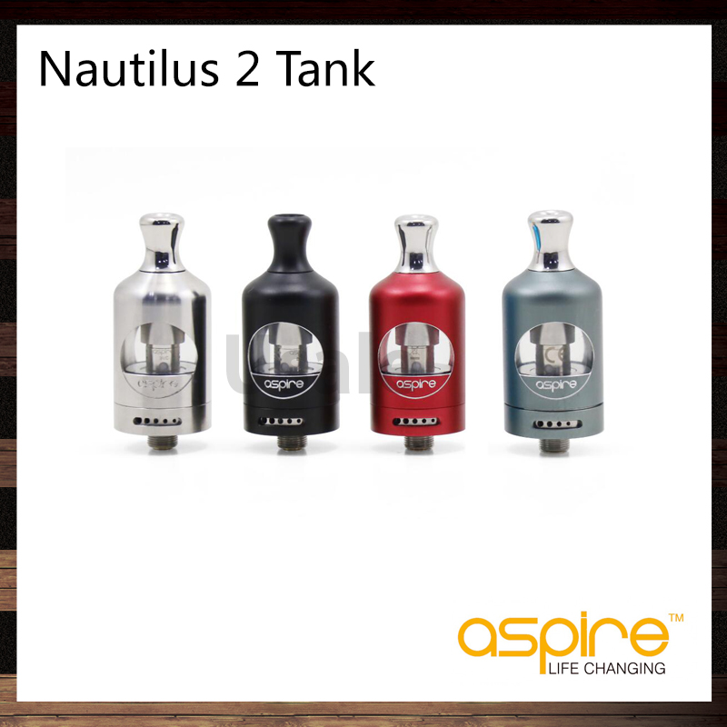 

Aspire Nautilus 2 Tank 2ml Top Filling Pinpoint Airflow Control Atomizer With 0.7ohm 1.8ohm Nautilus BVC Coil 100% Original