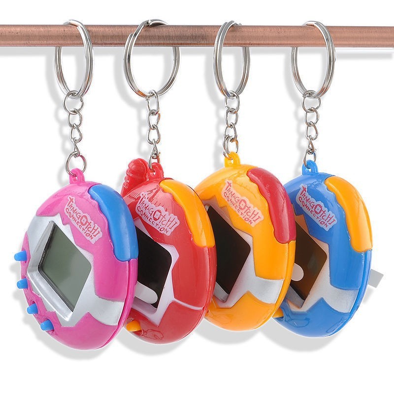 

7 Styles Virtual Cyber Pet Tamagotchi Digital Pets Retro Game Egg Toys keychain Electronic E Pets games for kids adults L538