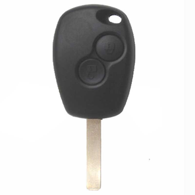 

2 Button for Renault Keyless Entry Remote Control Key Fob 433MHz PCF7947 Chip, Black