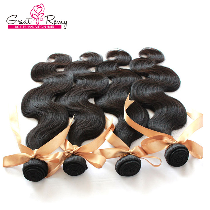 

Queen Hair Products Peruvian Virgin Hair 3pcs/lot Remy Human Hair Weave Wavy Body Wave Free Shipping Natural Color