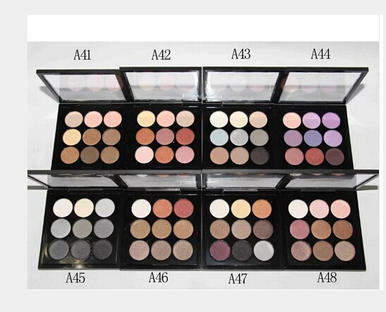 

Free Shipping !2017 New arrive Makeup Eyes 9 Colors Eyeshadow!8 Different Colors 21g (8pcs/lot