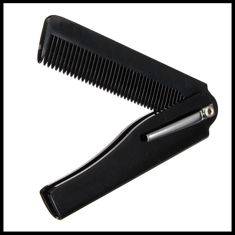 

Wholesale- New Style 1pcs Hair Beauty Folding Moustache & Beard Comb Hand Made Tools For Men Women