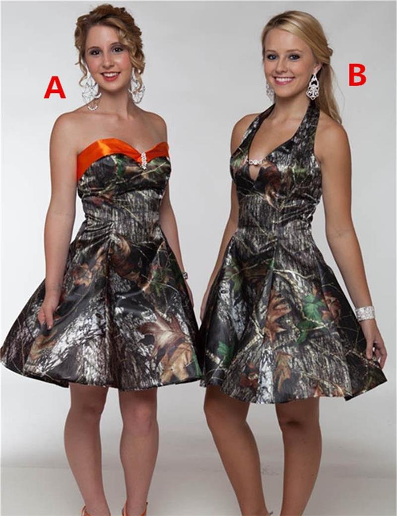 cheap camo prom dresses