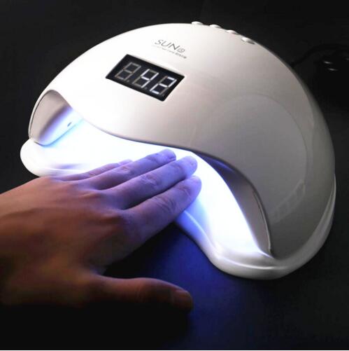 

Sunuv Sun5 48W Uv Led Lamp Nail Dryer Gel Polish Curing Machine With Professional Pedicure Manicure Dryer, White