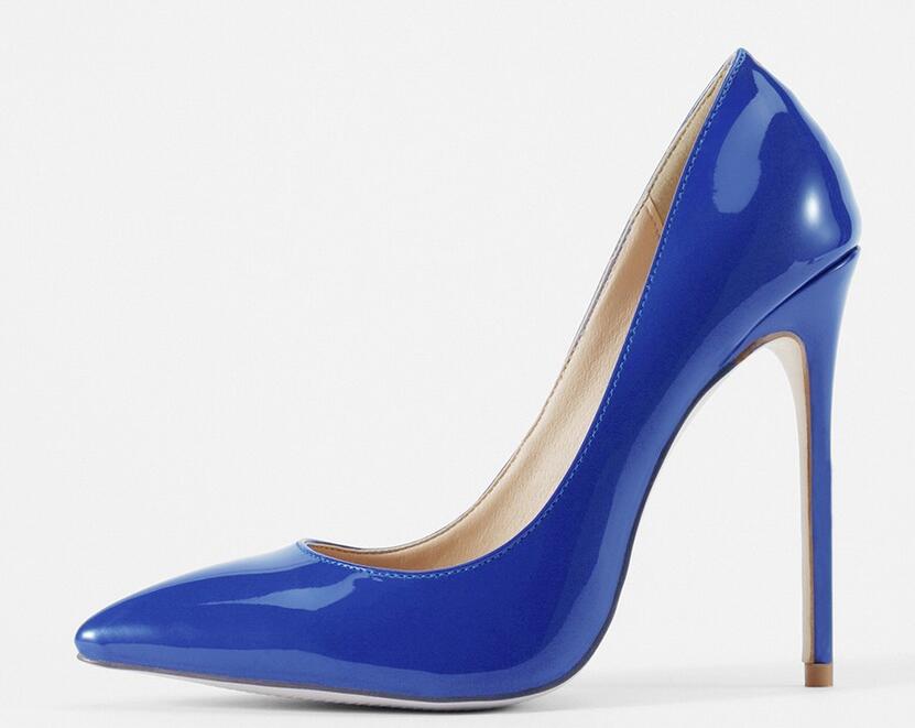 

Fashion 12cm Heel Women Nude Patent Leather Leather Peep-toes High Heels ,Desiger Platform Shallow Mouth Women's Dress Shoes Black Pumps, Original box + red dust bag