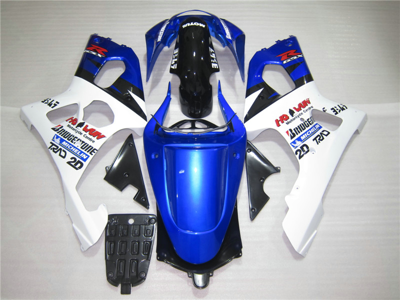 

Free customize fairing kit for Suzuki GSXR1000 00 01 02 blue white fairings set GSXR1000 2000 2001 2002 OT13, Same as picture