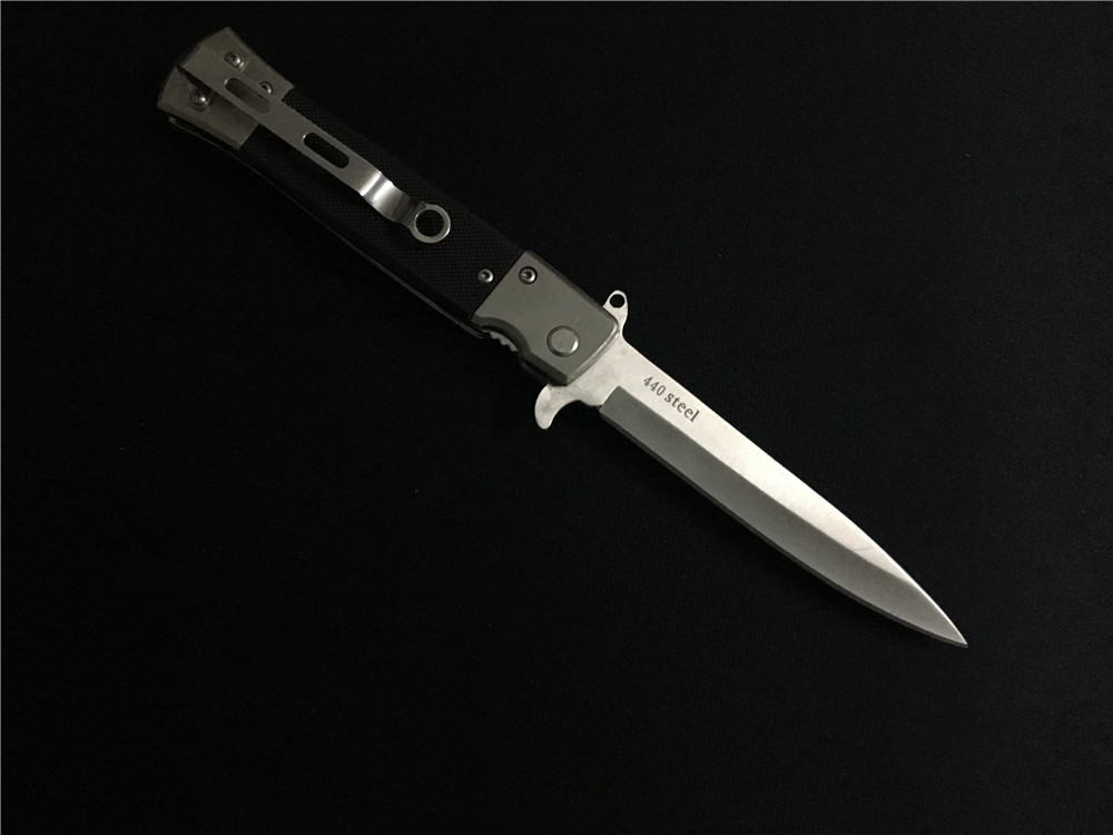 

SOG Knives Pocket Knife G10 Handle Fast Open Camping Survival Folding Knife