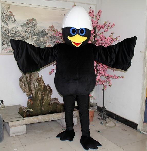 

high quality Real Pictures Deluxe Black chicks mascot costume Adult Size factory direct free shipping