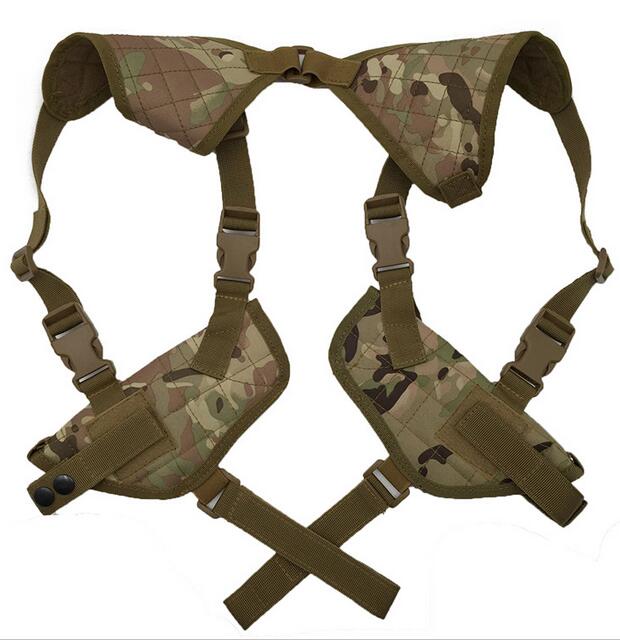 

EDC Left Right Hand Tactical Nylon Adjustable Double Concealed Under Arm Shoulder Holster Pouch for Draw Pistol Hand Gun