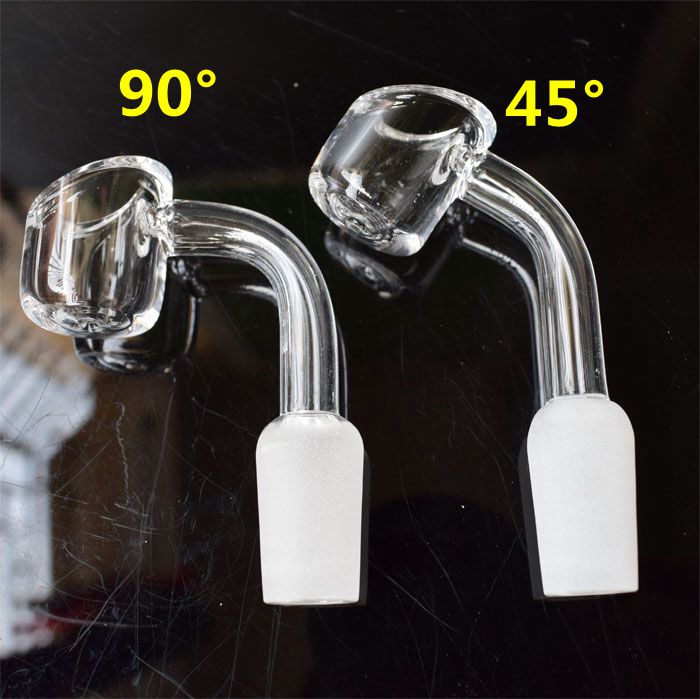

Female Male 10 14 18 mm Quartz Nail 4mm Thick Male Female 100% Pure Quartz Banger Nail Domeless Nail Retail 50pcs Via DHL