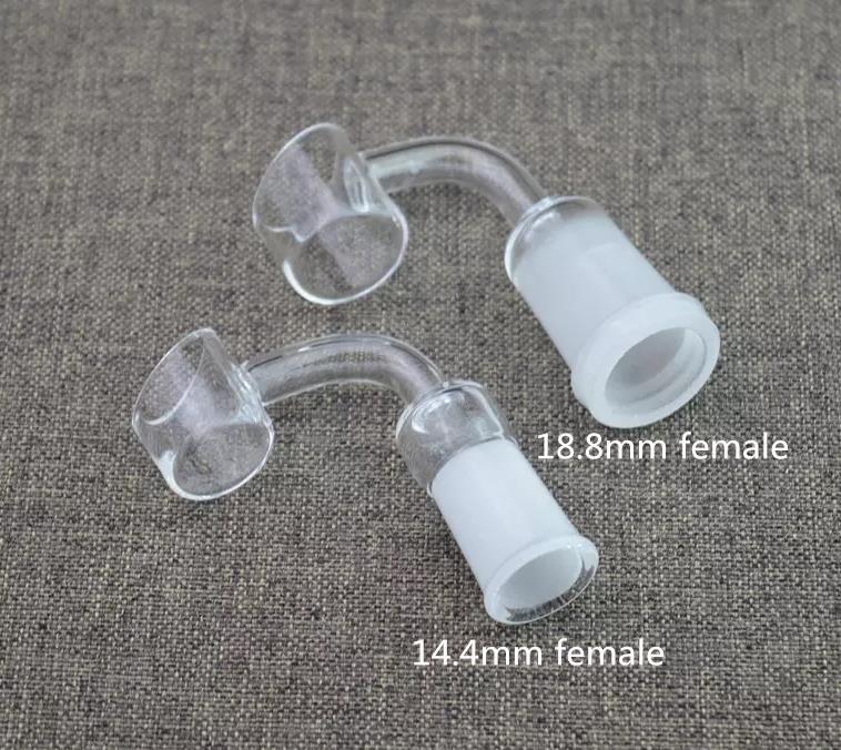 

glass nails with the standard size14.4mm and 18.8mm male female jiont for glass water pipe glass bong