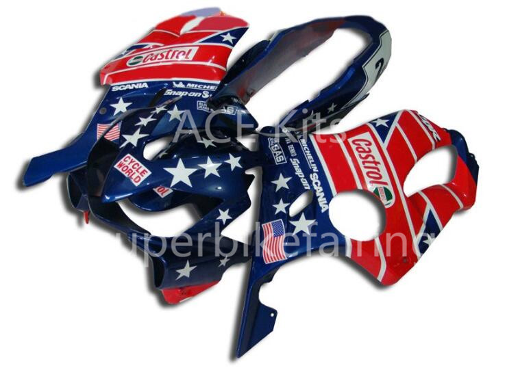 

3 free gifts For Honda CBR600F4i 04 05 06 07 CBR 600F4i CBR600 2004 2002 2005 2006 2007 ABS Motorcycle fairing Blue red AA72