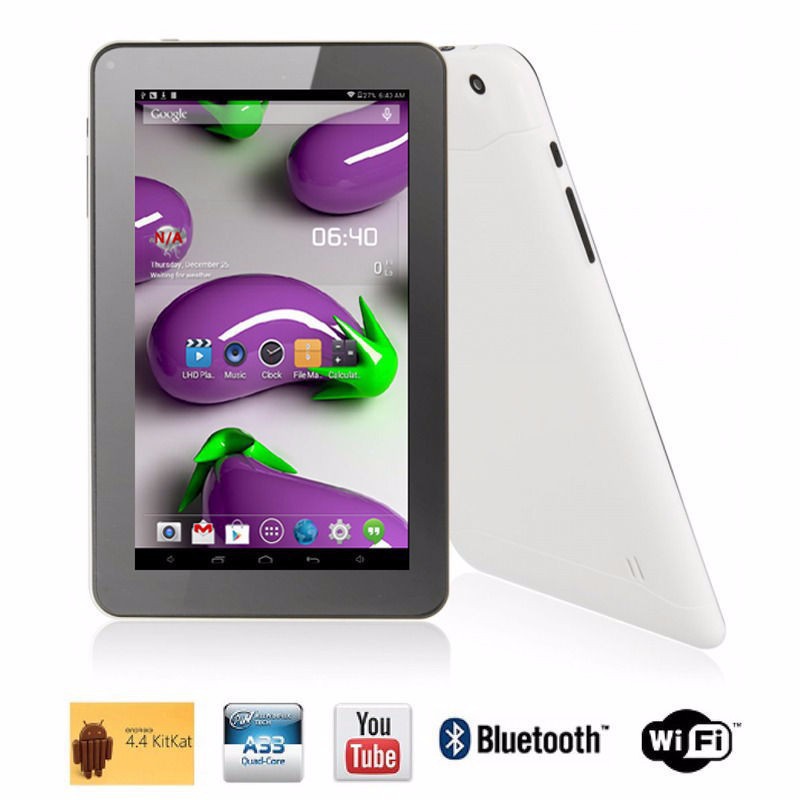

Quad Core 9 inch A33 Tablet PC with Bluetooth flash 1GB RAM 8GB ROM Allwinner A33 Andriod 4.4 1.5Ghz US01, Pink