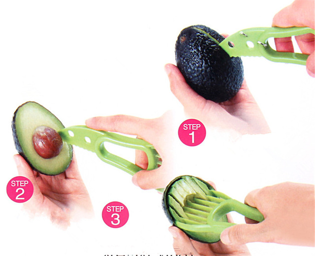 Three-in-one Avocado Tool Multi-functional Avocado Cut Avocado Cut Fruit Splitter Avocado Masher Three-in-one Avocado Tool Multi-functional Avocado Cut Avocado Cut Fruit Splitter Avocado Masher