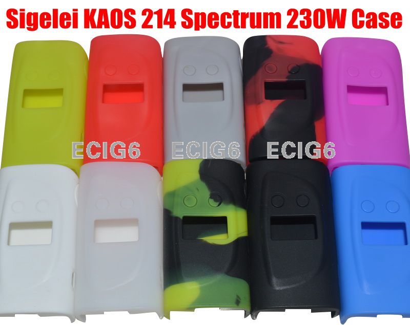 

For Sigelei KAOS 214 Spectrum 230W E cig Electronic cigarette Silicone Case Skin Cover Bag Pocket Pouch Accessories Box