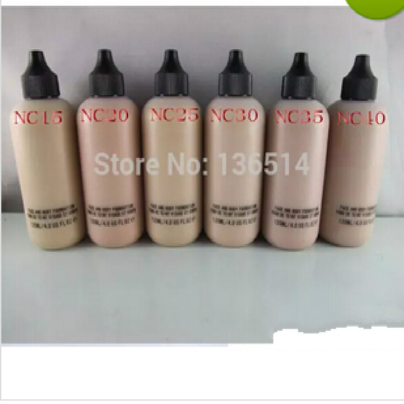 

Cosmetic Makeup Foundation Face And Body FOUNDATION FOND DE TEINT VISAGE ET CORPS Liquid Foundation 120ML 6Pcs/lot