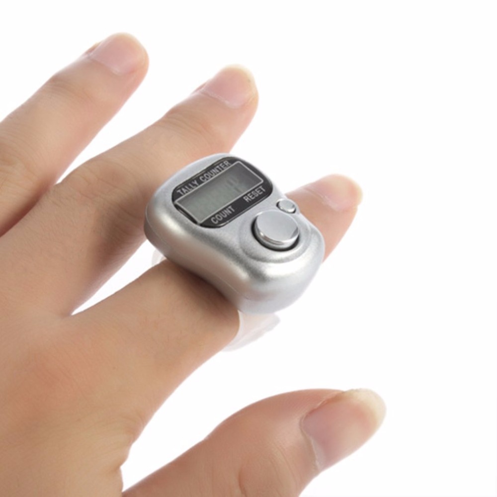 Digital Finger Ring Tally Counter Hand Held Tricoter Row Counter Coque en plastique