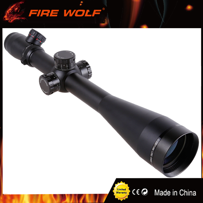 

FIRE WOLF M3 6-24X50 Tactical Optics Riflescope Red&Green Dot Reticle Fiber Sight Rifle Scope 30mm Tube