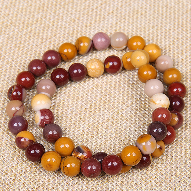 

Hgih Quality Natural Egg Yolk Stone Beads Round Loose Beads 4/6/8/10/12mm Pick SizeFor Jewelry Making Bracelet DIY Material