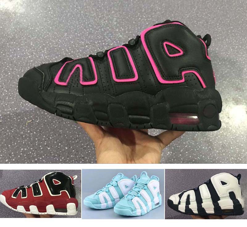 

2018 more uptempos gs lady women Basketball Shoes Authentic sport sneakers, Color 1