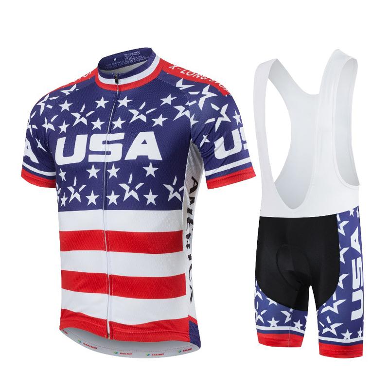 2020 course cycliste vêtements set Homme Vélo Jersey Pad Cuissard Cyclisme Kits