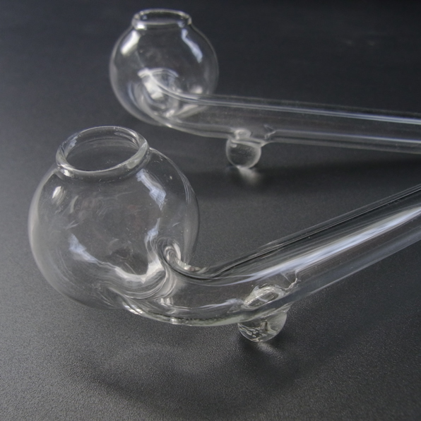 

In Australia with Logo Hot selling Glass oil burner pipe clear glass tube glass pipe oil nail in stock free shipping G1