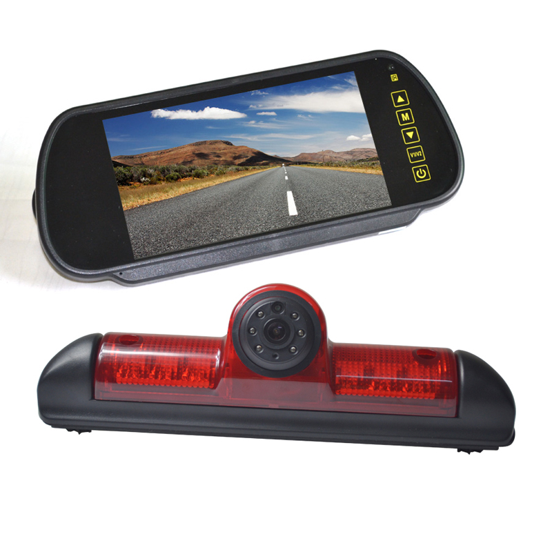 Vardsafe Rear View Reverse Car 3rd Brake Light Camera Monitor System For Fiat Ducato/ Peugeot Boxer/ Citroen Jumper/Relay-image-396681613