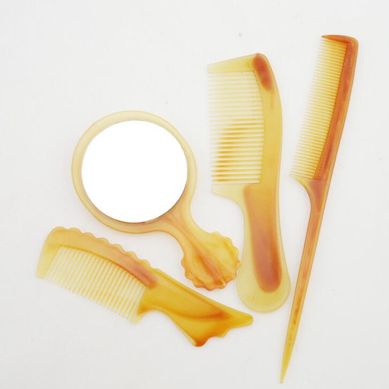 

40 sets/lot Top quality Professional plastic Combs. hair comb hair combs family use hair combs and mirror