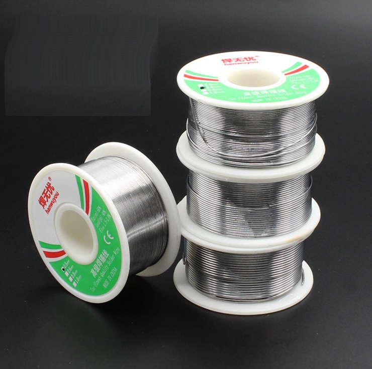 

100g 63/37 Tin 0.5mm 0.6mm 0.8mm 1.0mm Rosin Core Tin/Lead 0.8mm Rosin Roll Flux Solder Wire Reel High Quality 55*28mm 100 pieces up