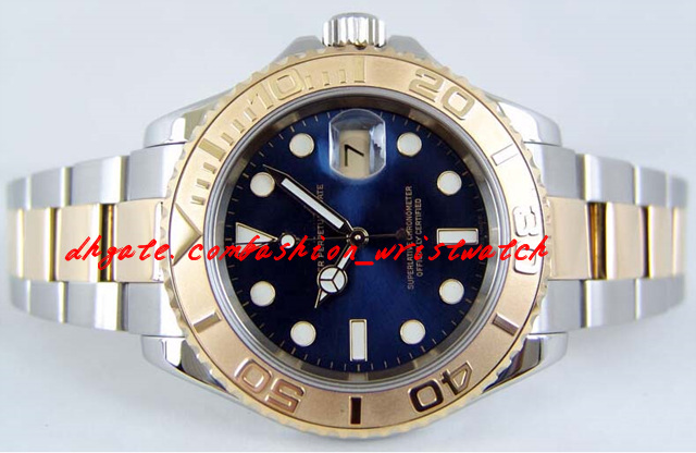 

Stainless Steel Bracelet Blue Dial Yellow Gold & Steel 16623 40mm - WATCH CHEST Automatic Mechanical MAN WATCH Wristwatch, Silver