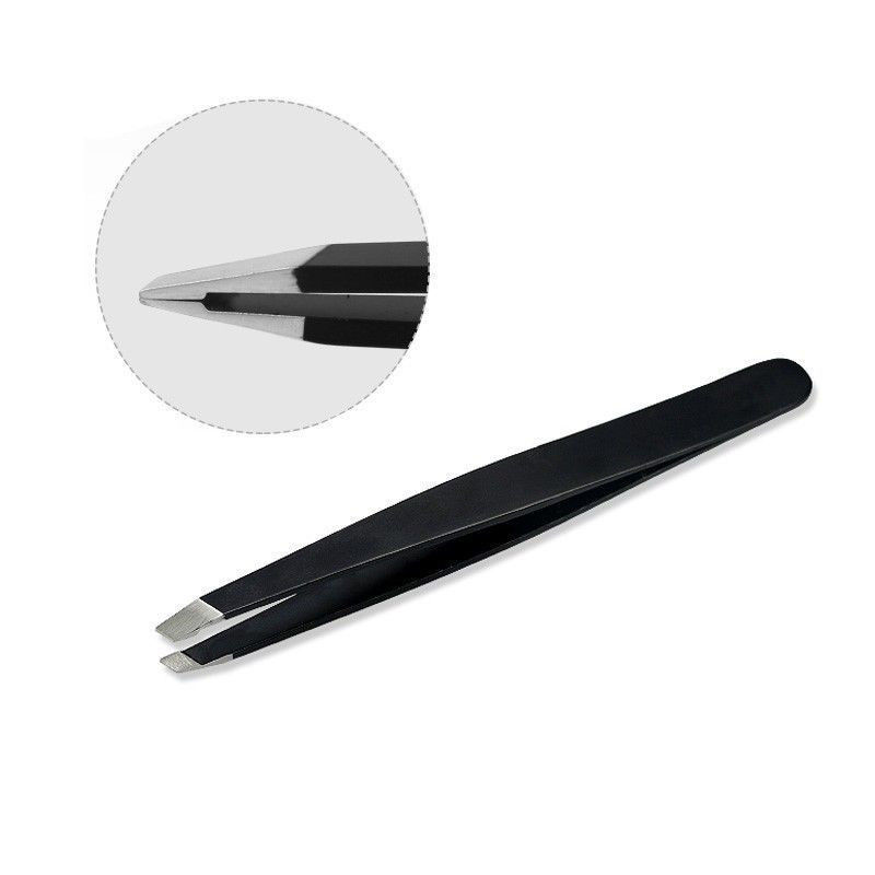 

1 PC Pro Eyebrow Tweezers Hair Removal Slanted Stainless Steel Beauty Slant Tip Makeup Fix Tool