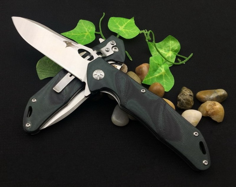 

DC original Design Eagle 92002 cost-effective folding knife 8cr14mov satin blade G10 handle outdoor camping tactical knife EDC tools