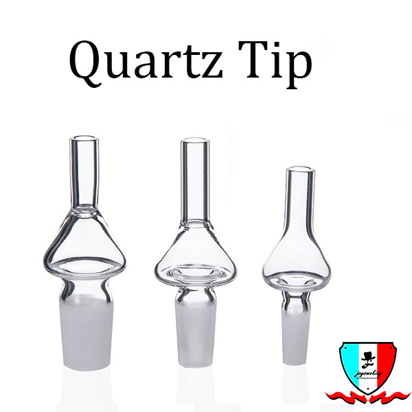 

Quartz tip with 10/14/19mm male joint fit all kinds NC glass bong dab rigs