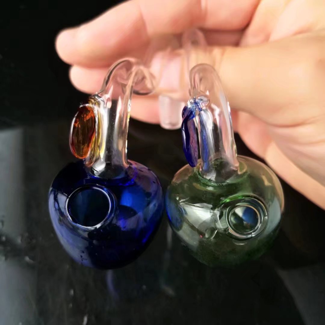 

Color apple cooker glass bongs accessories , Glass Smoking Pipes colorful mini multi-colors Hand Pipes Best Spoon glass Pipe