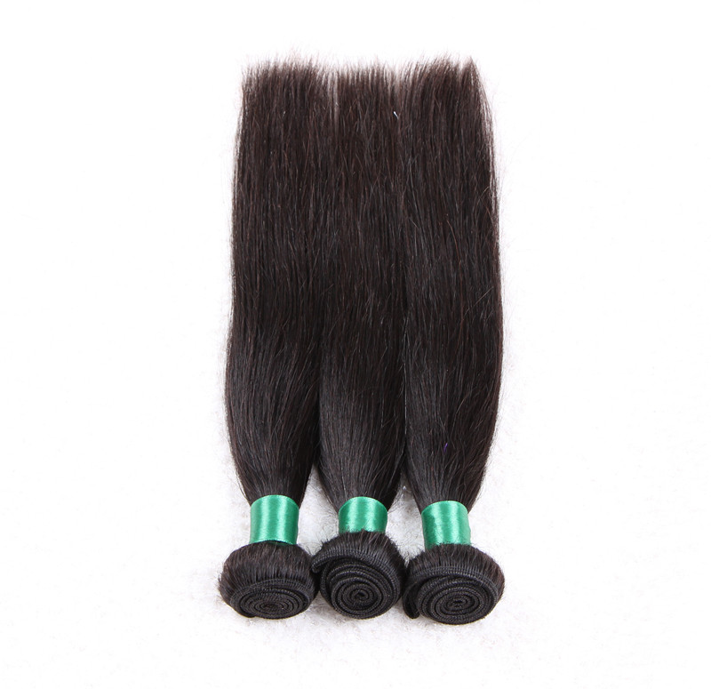 

Grade 8A--3 Bundle 100% Peruvian hair 95g per piece&3pcs/Lot Silk Straight Wave human Remy hair weave DHL free shipping