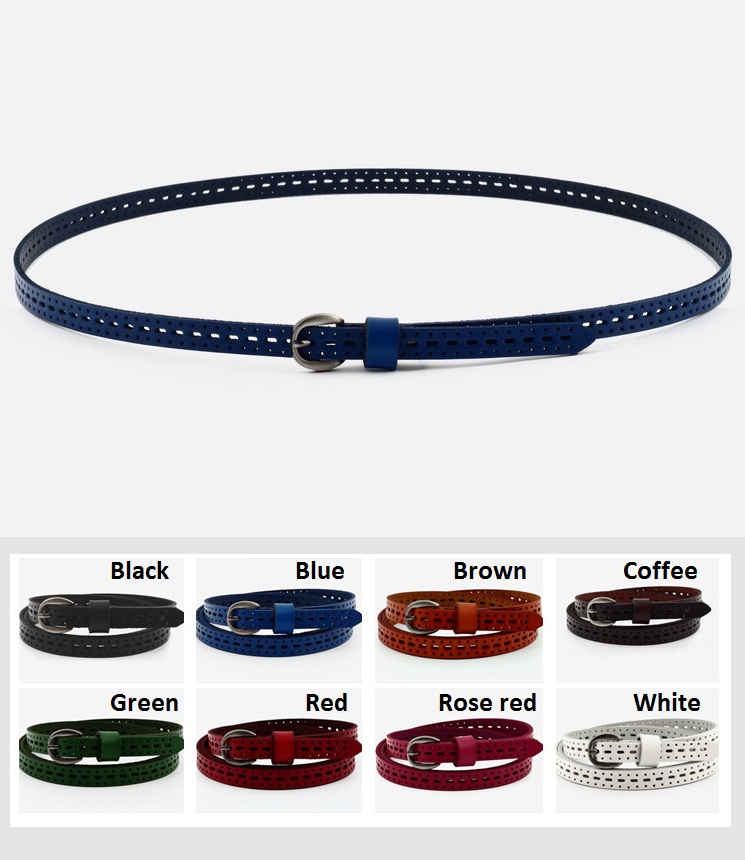 

female chastity belt hollow thin leather belt for women and ladies designer belts summer fashion for dress, As photo