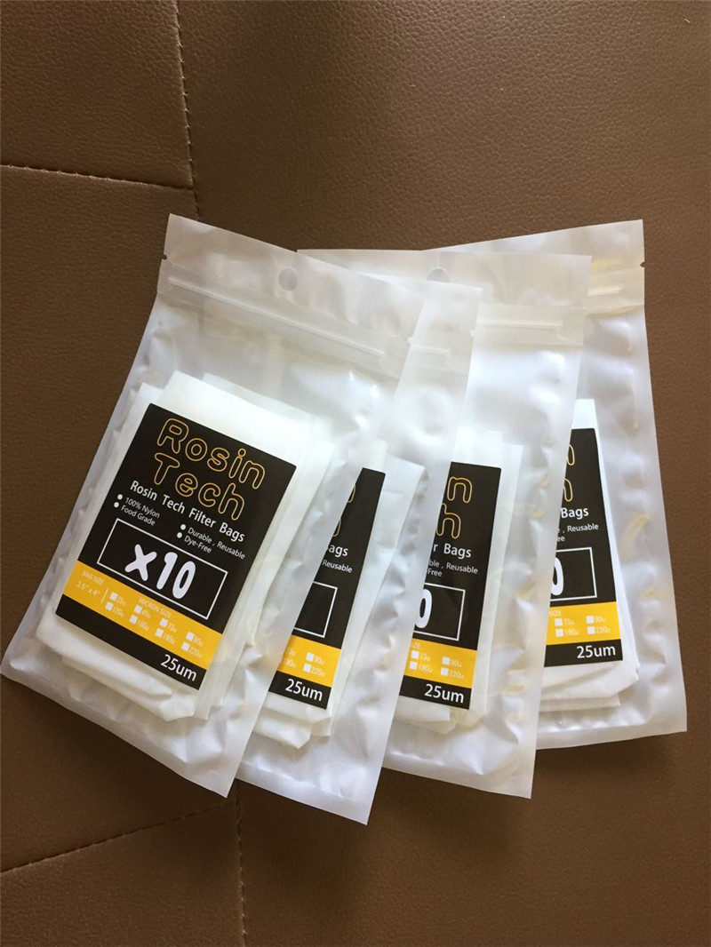 

25/47/90/120/160 micron 2.5x4 nylon mesh rosin press filter bag