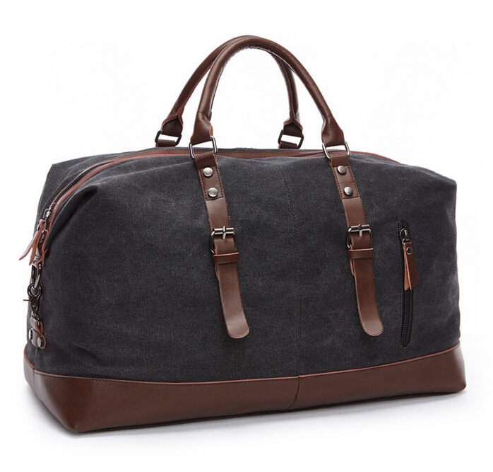 New fashion men women laptop travel bag canvas zippers designer luggage handbags large capacity sport bag-image-403185795