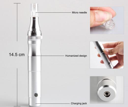 Electric Auto Derma Pen Therapy Stamp Anti-aging Facial Micro Needles Pen-image-395538573